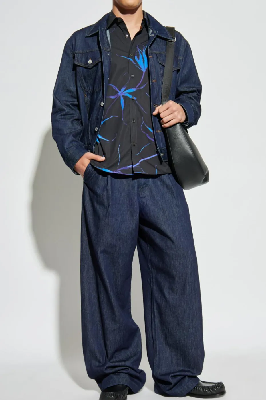 Dries Van Noten CZARNY Koszula `Corbino`
