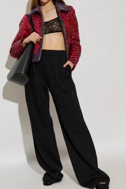Dries Van Noten CZARNY Spodnie dresowe