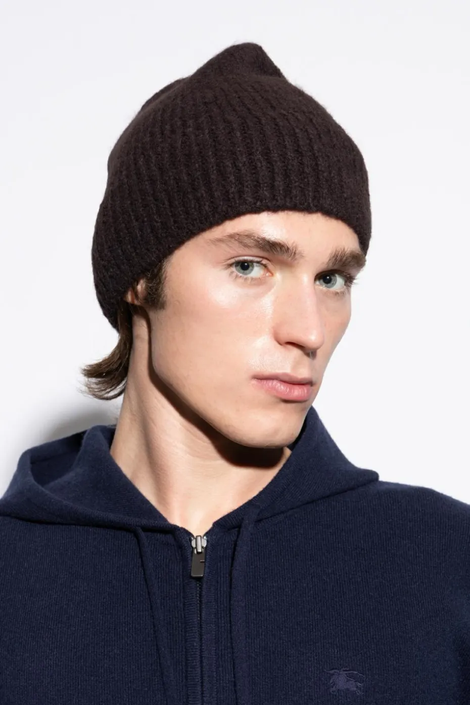 Dries Van Noten CZARNY Wełniana czapka