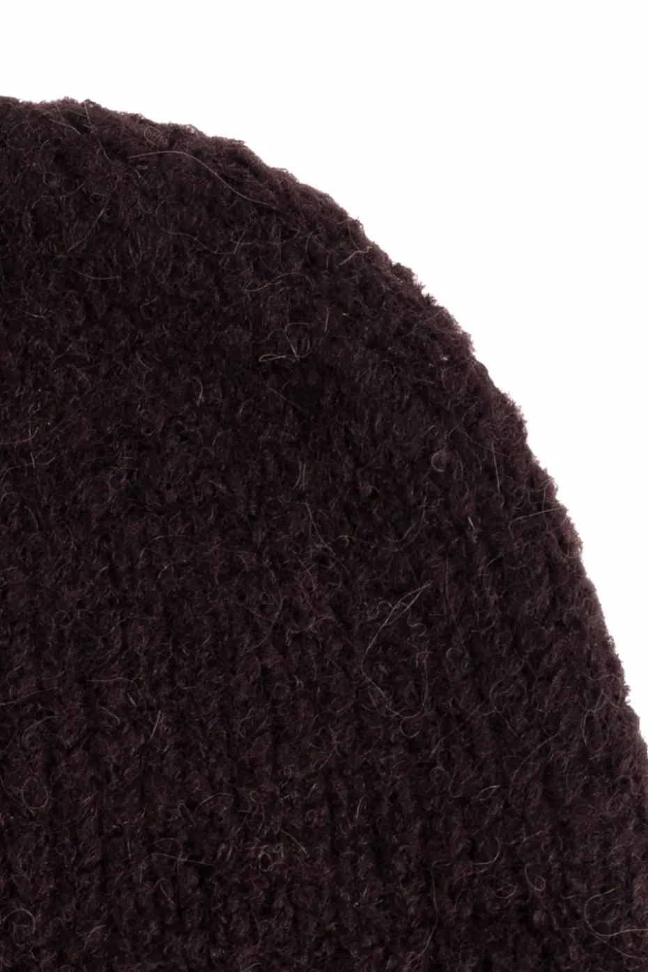 Dries Van Noten CZARNY Wełniana czapka
