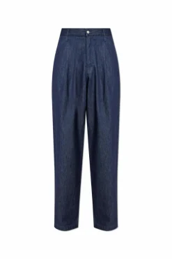 Dries Van Noten GRANATOWY Jeansy `Penning`