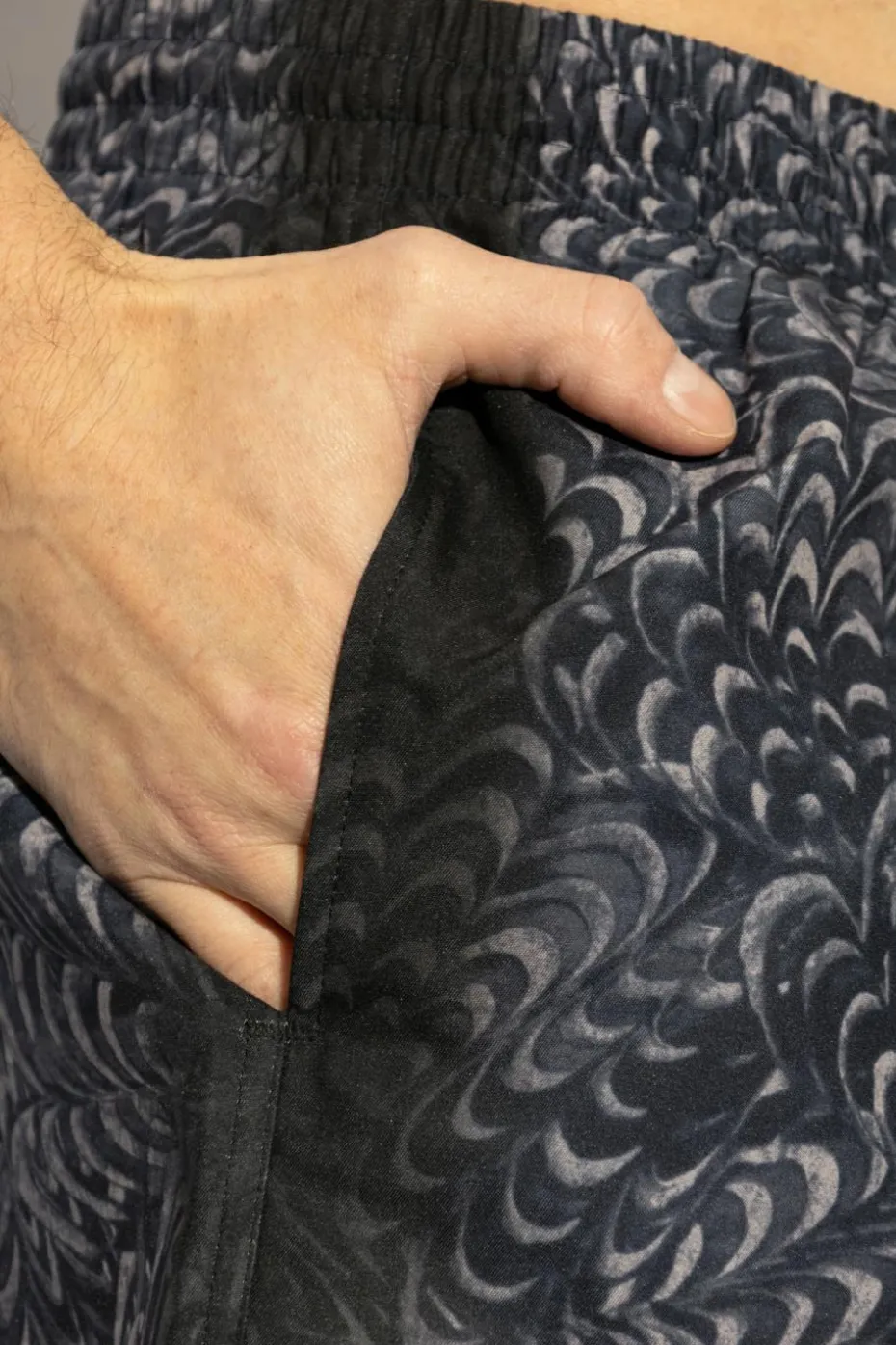 Dries Van Noten GRANATOWY Szorty kąpielowe