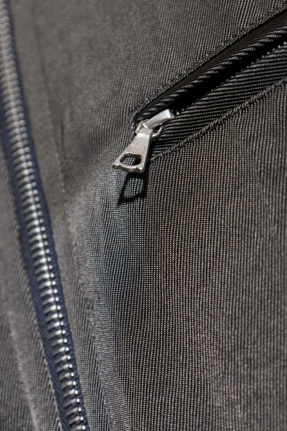 Dries Van Noten GRANATOWY Dwustronna kurtka `Volker` typu `bomber`