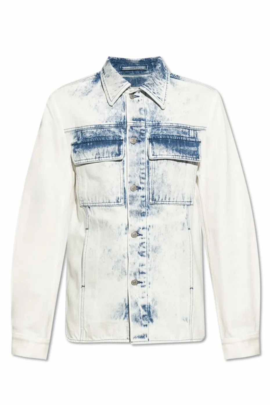 Dries Van Noten jasnoniebieski Kurtka jeansowa