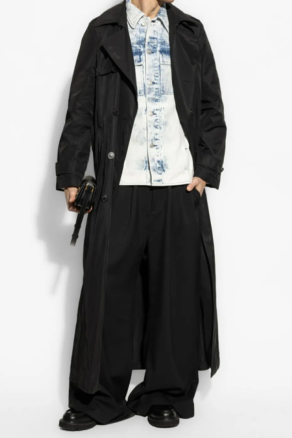 Dries Van Noten jasnoniebieski Kurtka jeansowa