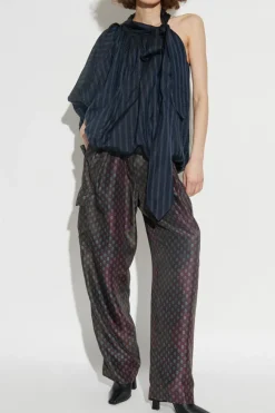 Dries Van Noten MULTIKOLOR Jedwabne spodnie `Polk`