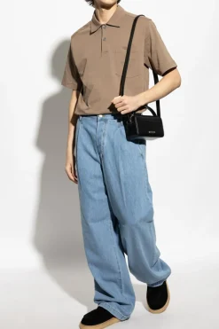 Dries Van Noten NIEBIESKI Jeansy z prostymi nogawkami