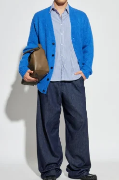 Dries Van Noten NIEBIESKI Kardigan `Mounia`