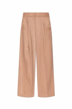 Dries Van Noten POMARAŃCZOWY Spodnie z kieszeniami