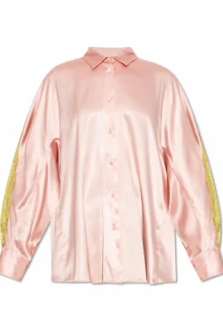 Dries Van Noten RÓŻOWY Koszula `Camia`