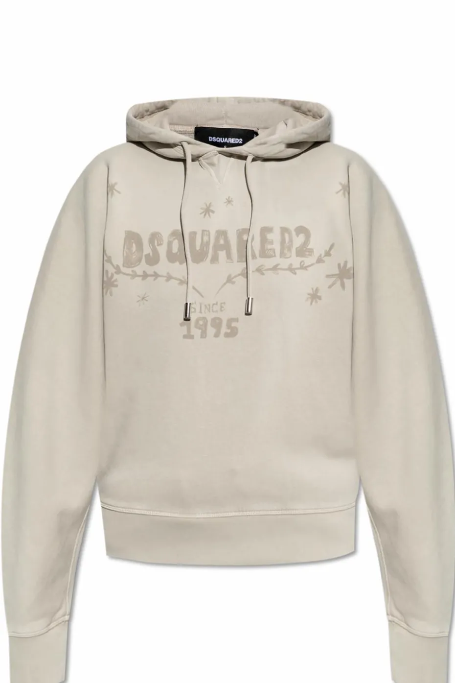 Dsquared2 beżowy Bluza z logo