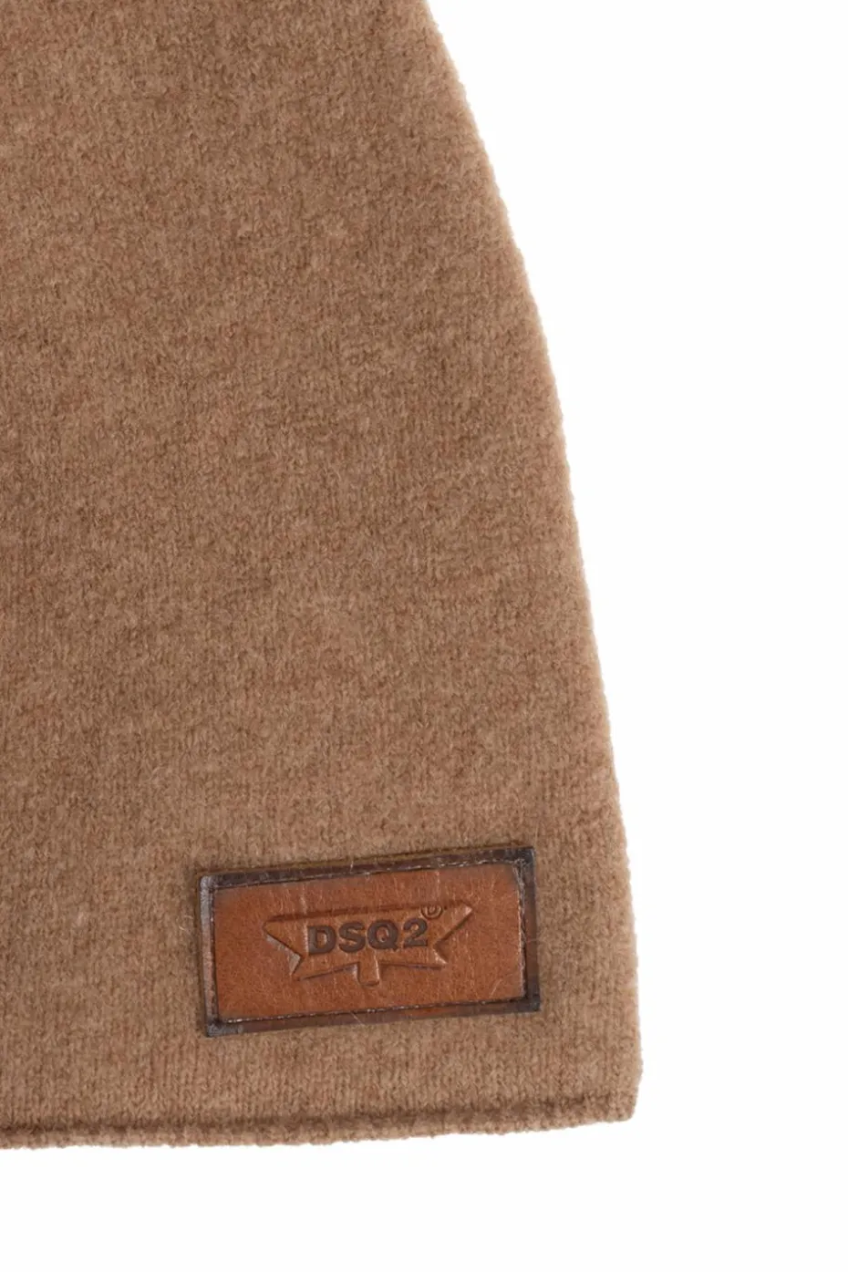 Dsquared2 beżowy Czapka z logo