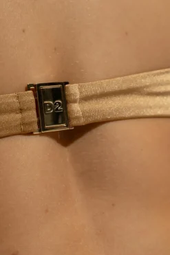Dsquared2 beżowy Góra od kostiumu kąpielowego
