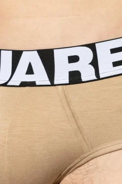 Dsquared2 beżowy Slipy z logo