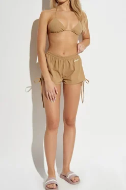 Dsquared2 beżowy Szorty plażowe