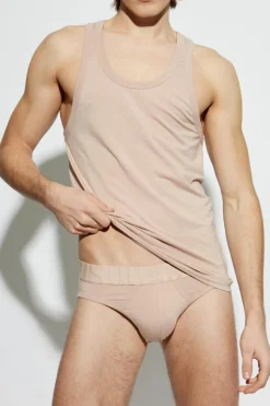 Dsquared2 beżowy Top z kolekcji `Underwear`