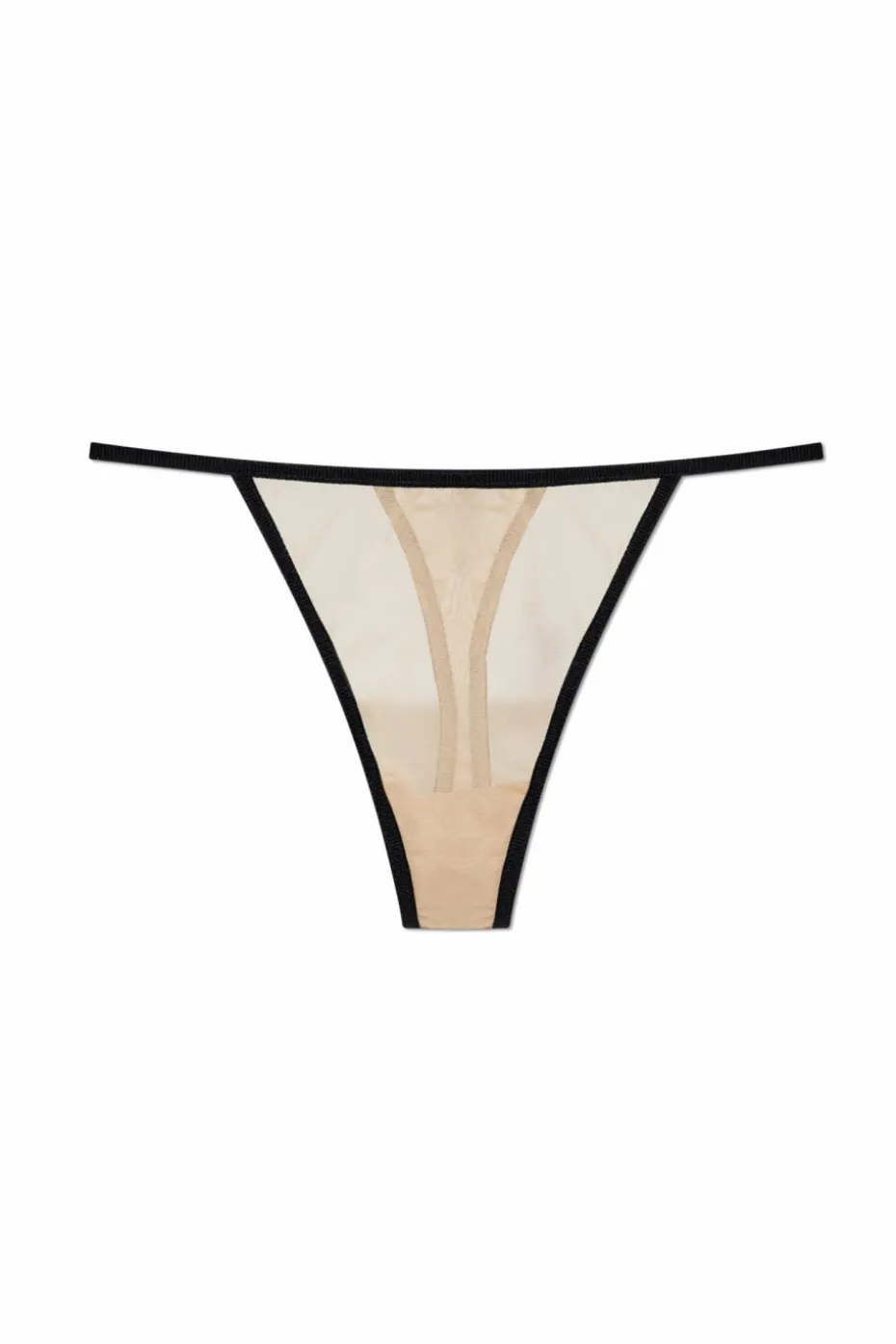 Dsquared2 beżowy Transparentne stringi