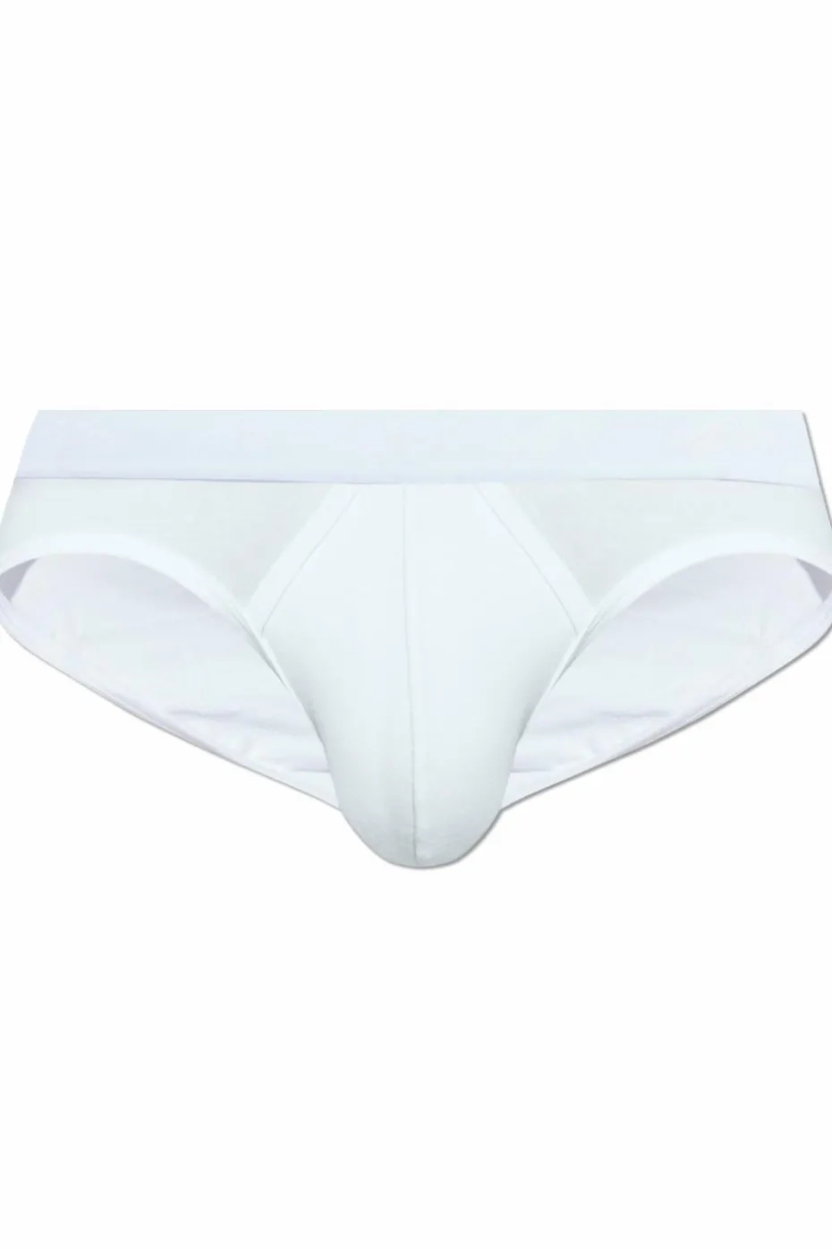 Dsquared2 BIAŁY Bawełniane slipy z logo