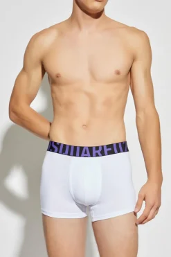 Dsquared2 BIAŁY Bawełniane bokserki z logo