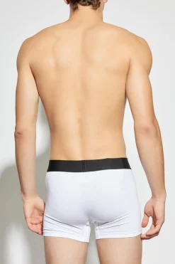 Dsquared2 BIAŁY Bawełniane bokserki z logo