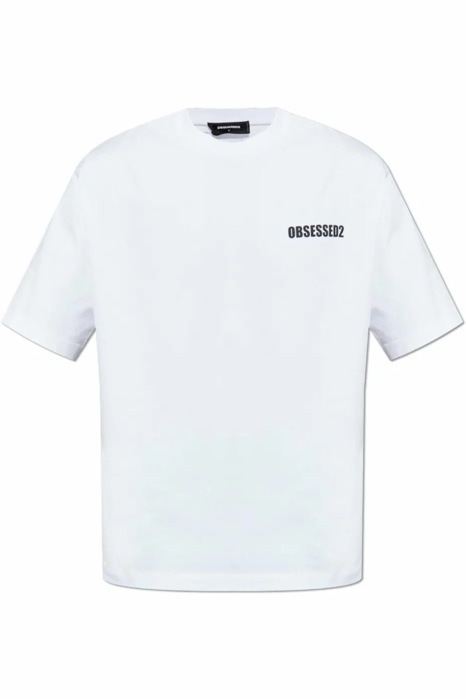Dsquared2 BIAŁY Bawełniany t-shirt
