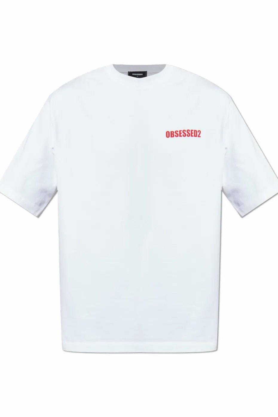 Dsquared2 BIAŁY Bawełniany t-shirt