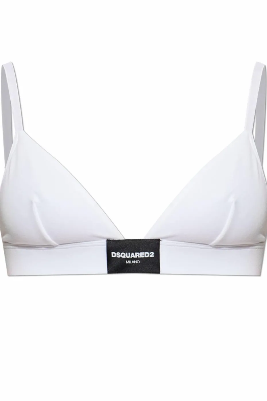 Dsquared2 BIAŁY Biustonosz z logo