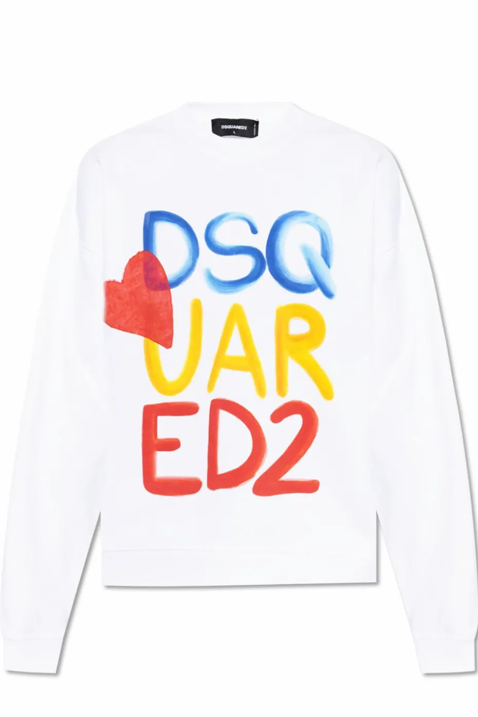 Dsquared2 BIAŁY Bluza kapsuła `Summer Lovers`