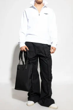 Dsquared2 BIAŁY Bluza ze stójką