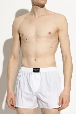 Dsquared2 BIAŁY Bokserki z logo