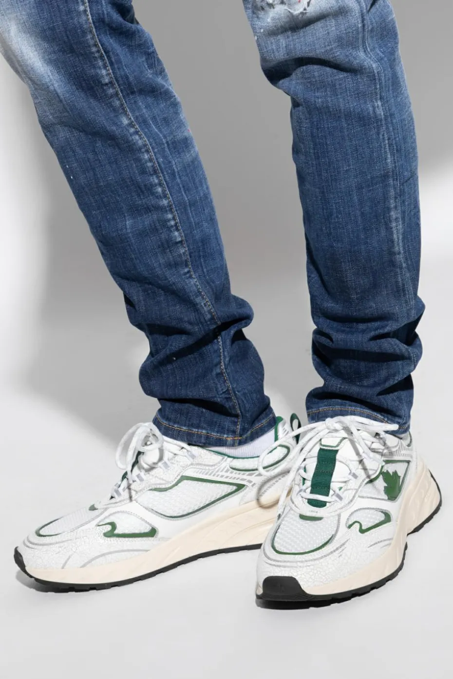 Dsquared2 BIAŁY Buty sportowe `Sprinter`