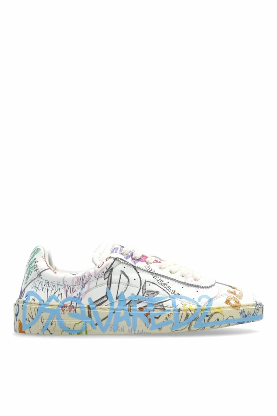 Dsquared2 BIAŁY Buty sportowe `Rider`