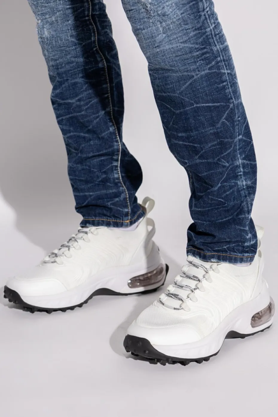 Dsquared2 BIAŁY Buty sportowe `Bubble`