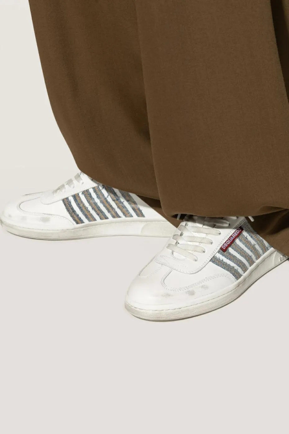 Dsquared2 BIAŁY Buty sportowe `Boxer`