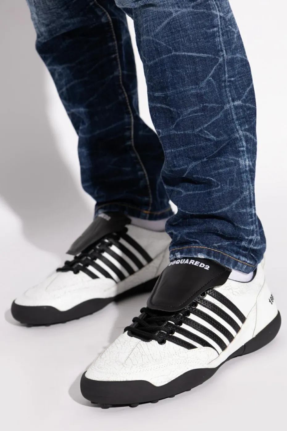 Dsquared2 BIAŁY Buty sportowe `Soccer`