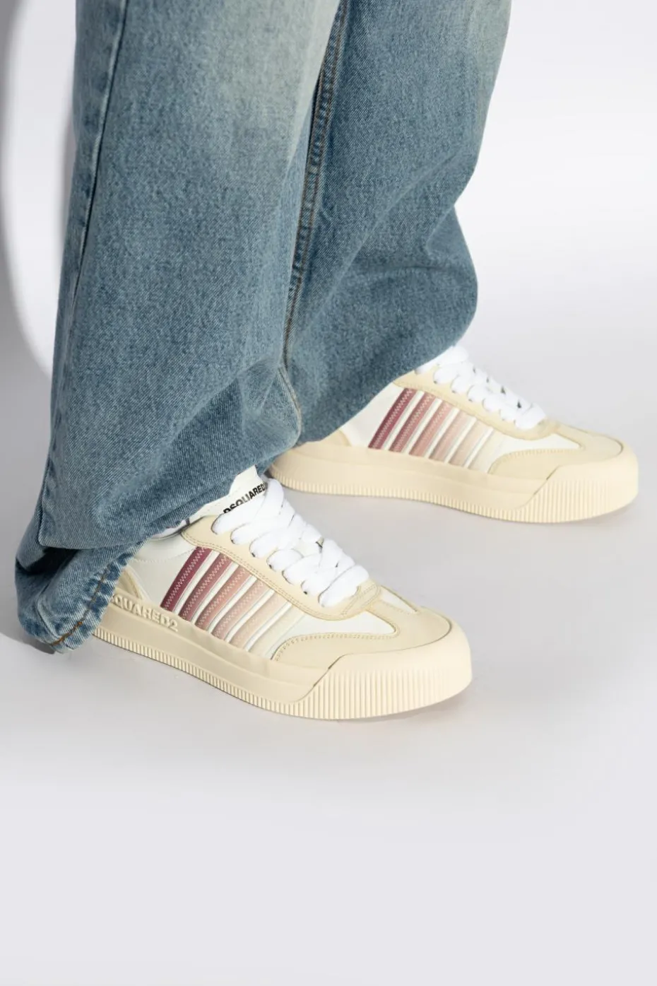 Dsquared2 BIAŁY Buty sportowe `New Jersey`