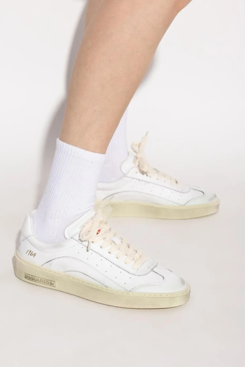 Dsquared2 BIAŁY Buty sportowe `Rider`