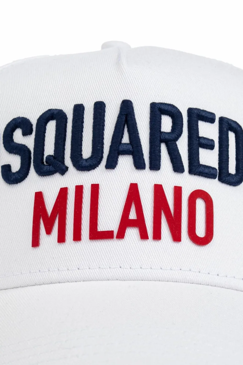 Dsquared2 BIAŁY Czapka z daszkiem