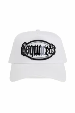 Dsquared2 BIAŁY Czapka z daszkiem