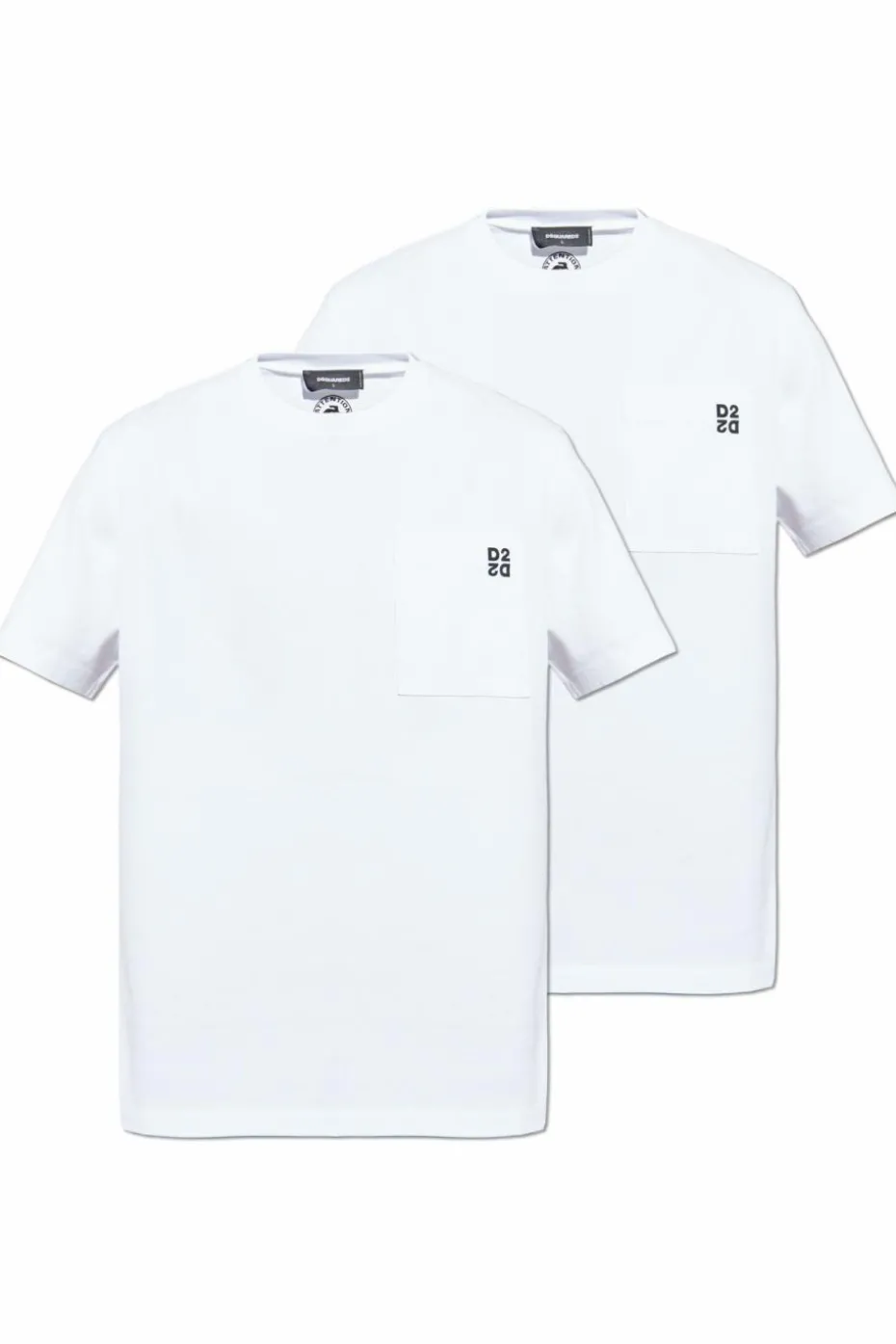 Dsquared2 BIAŁY Dwupak t-shirtów z logo