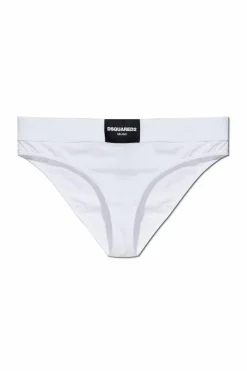 Dsquared2 BIAŁY Figi z logo