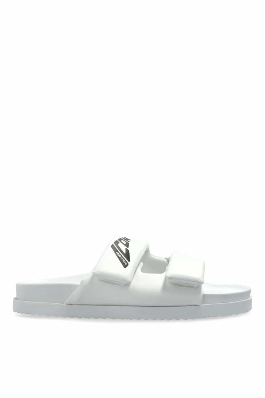 Dsquared2 BIAŁY Klapki z logo