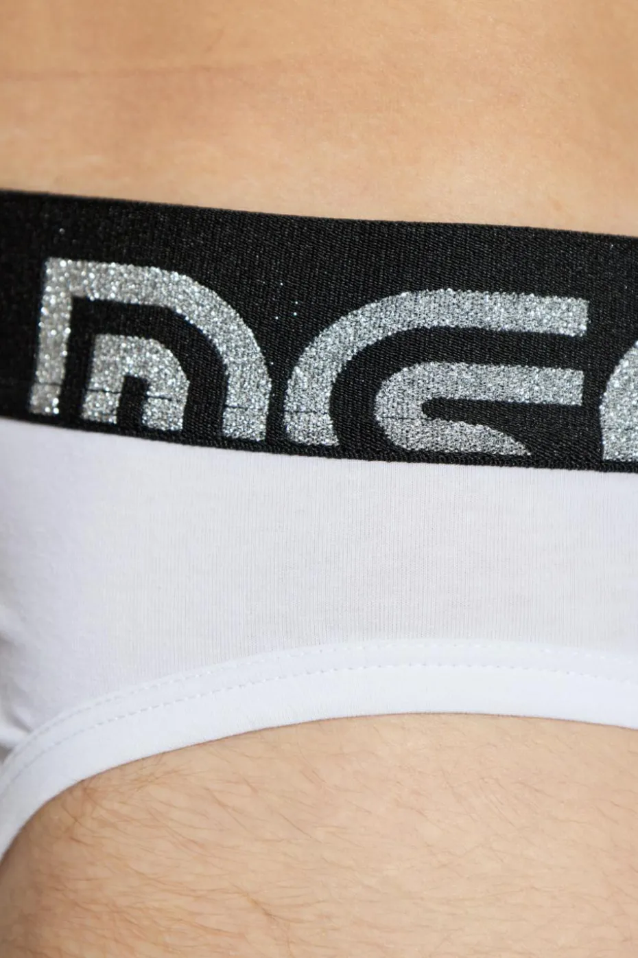 Dsquared2 BIAŁY Slipy z logo