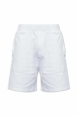 Dsquared2 BIAŁY Szorty z logo