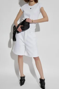 Dsquared2 BIAŁY Szorty z logo