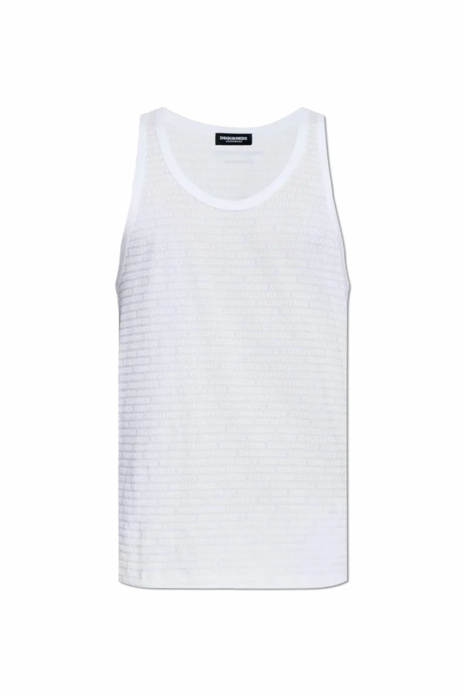 Dsquared2 BIAŁY Top z kolekcji `Underwear`