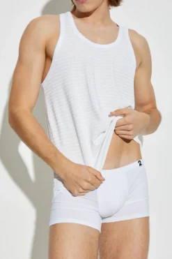 Dsquared2 BIAŁY Top z kolekcji `Underwear`