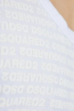 Dsquared2 BIAŁY Top z kolekcji `Underwear`