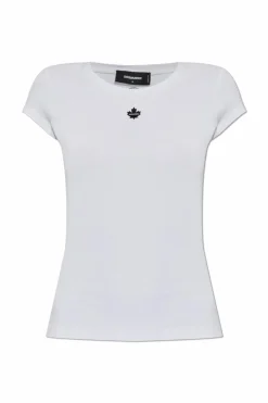 Dsquared2 BIAŁY Top z logo