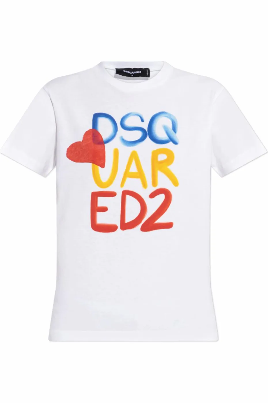 Dsquared2 BIAŁY T-shirt kapsuła `Summer Lovers`